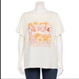 Plus Size Retro Golden Girl Graphic Tee